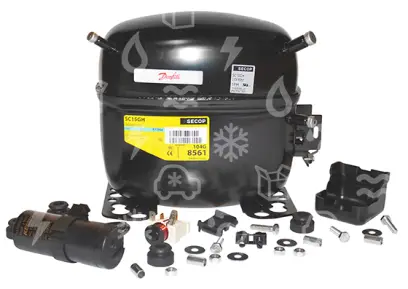 kompresor SECOP / DANFOSS SC15GH, HBP - R134a, 220-240V, 50-60 Hz
